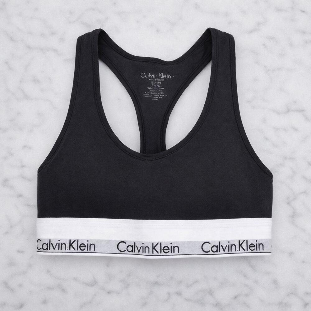 Calvin Klein Women's XS Black Icon Cotton Modal Unlined Bralette G1-20